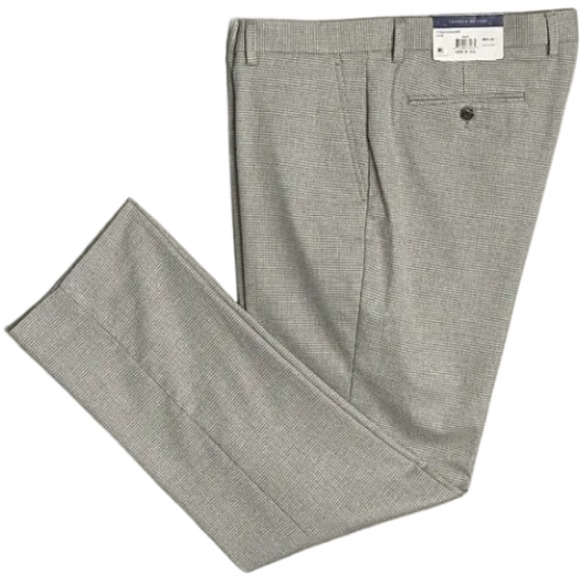 Tommy Hilfiger Men's 38x30 Tate Dress Pant Grey Houndstooth Stretch NEW - Picture 1 of 9